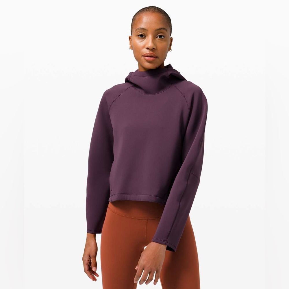 [RELIST] Lululemon AirWrap Pullover Hoodie • Grape Thistle, size 8